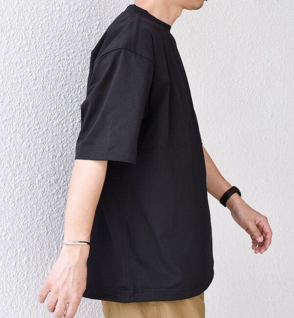 SHIPS any「【SHIPS any別注】prince:〈吸水速乾/UVカット/遮熱〉ワンポイント ロゴ 刺繍 スピンドル Tシャツ◇」|Tシャツ・カットソー|