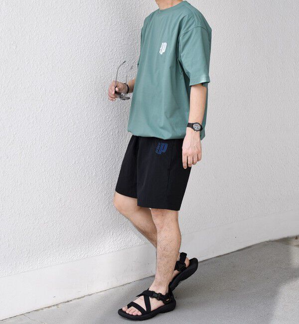 SHIPS any「【SHIPS any別注】prince:〈吸水速乾/UVカット/遮熱〉ワンポイント ロゴ 刺繍 スピンドル Tシャツ◇」|Tシャツ・カットソー|