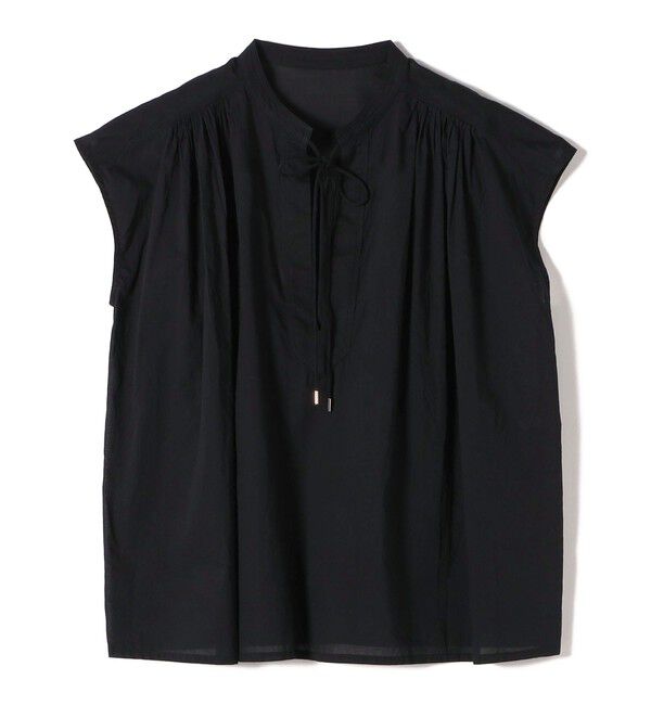 SHIPS for women「〈手洗い可能〉スキッパー タック フレンチ スリーブ ブラウス」|シャツ・ブラウス|