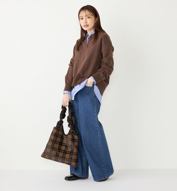 SHIPS Colors 「SHIPS Colors:〈手洗い可能〉フラッフィー スキッパー ニット◇」|ニット・セーター|