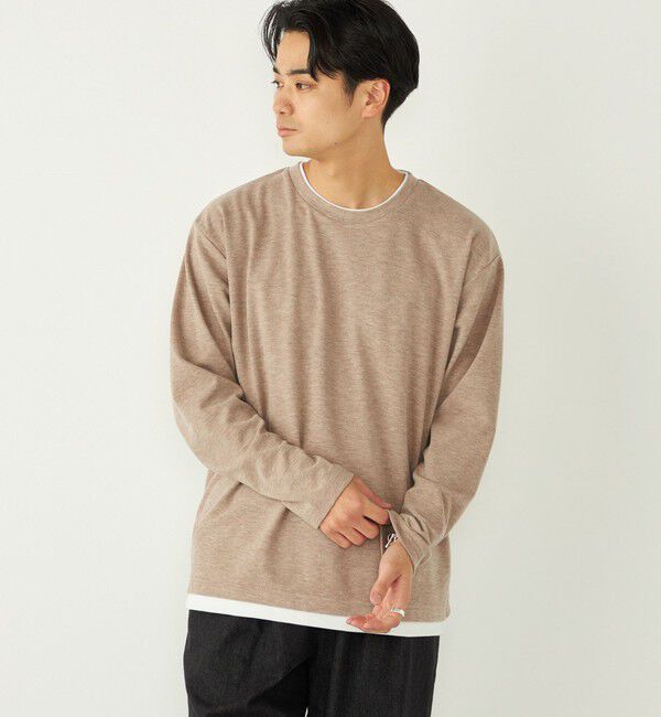 SHIPS Colors 「SHIPS Colors:サカリバ フェイクレイヤード ロンT」|Tシャツ・カットソー|