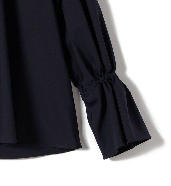 SHIPS for women「〈撥水加工 / UVカット〉タフタ フリルカラー キャンディースリーブ ブラウス（セレモニー対応可）」|シャツ・ブラウス|