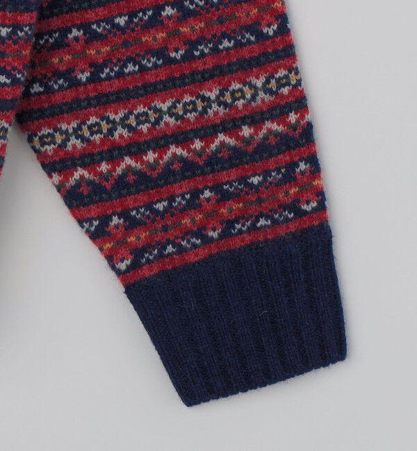 SHIPS「ALANPAINE: 〈手洗い可能〉7ゲージ フェアアイル クルーネック ニット」|ニット・セーター|