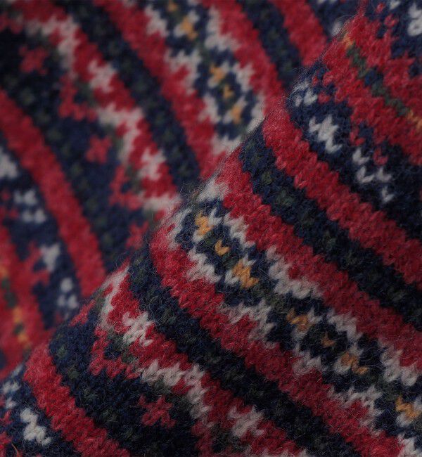 SHIPS「ALANPAINE: 〈手洗い可能〉7ゲージ フェアアイル クルーネック ニット」|ニット・セーター|