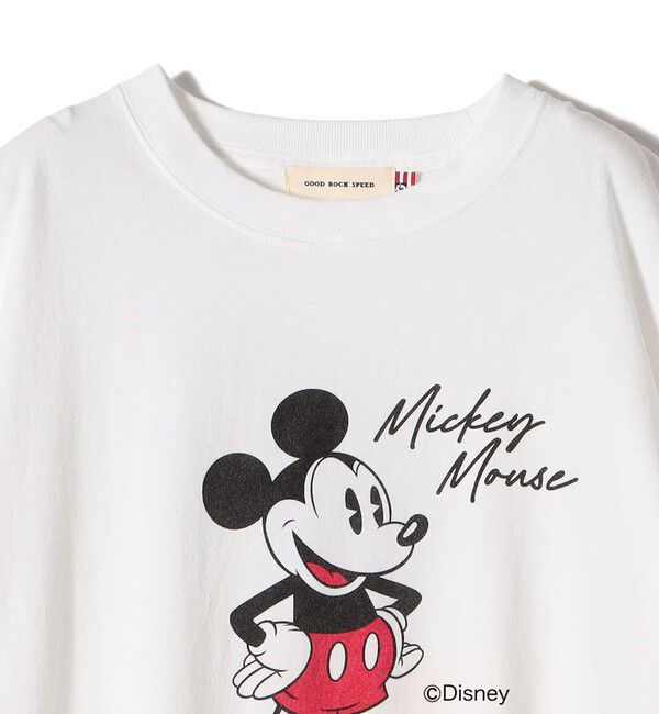 SHIPS for women「《一部追加予約》【SHIPS別注】GOOD ROCK SPEED:MICKEY / TEE」|Tシャツ・カットソー|