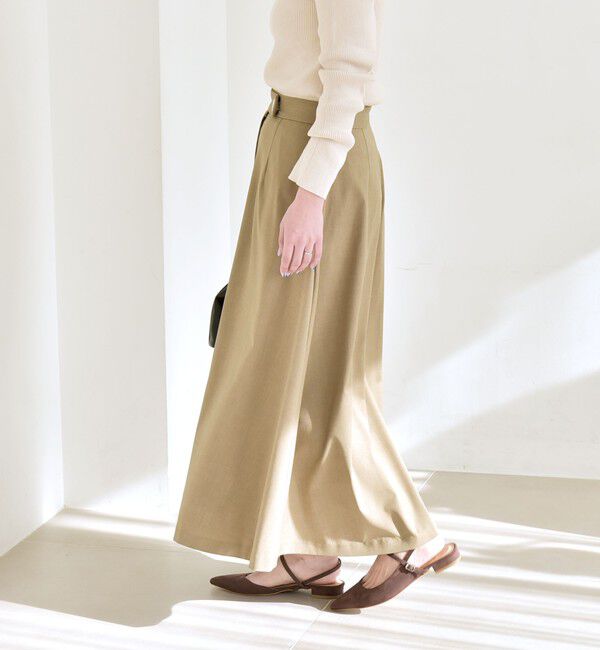 quaranciel「quaranciel:〈洗濯機可能〉ロング フレア スカート」|スカート|