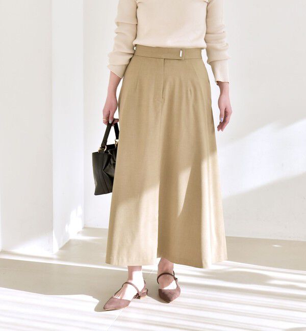 quaranciel「quaranciel:〈洗濯機可能〉ロング フレア スカート」|スカート|