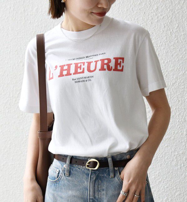 SHIPS any「TRICOMER:〈洗濯機可能〉フレンチ ロゴ プリント TEE」|Tシャツ・カットソー|