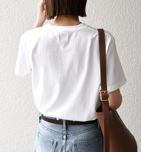 SHIPS any「TRICOMER:〈洗濯機可能〉フレンチ ロゴ プリント TEE」|Tシャツ・カットソー|