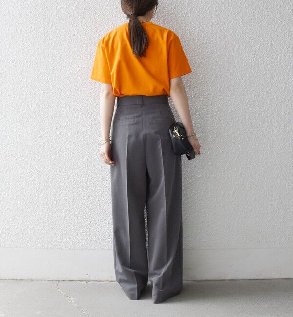 SHIPS any「TRICOMER:〈洗濯機可能〉フレンチ ロゴ プリント TEE」|Tシャツ・カットソー|