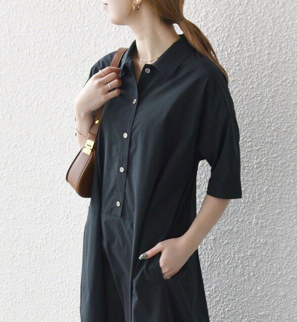 SHIPS any「《予約》SHIPS any:〈洗濯機可能〉タイプライター ボリューム シャツ ワンピース 2」|ワンピース|