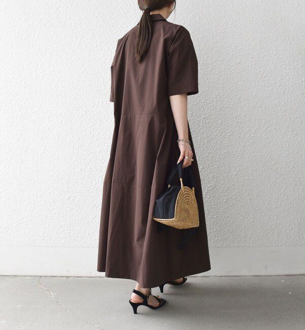 SHIPS any「《予約》SHIPS any:〈洗濯機可能〉タイプライター ボリューム シャツ ワンピース 2」|ワンピース|