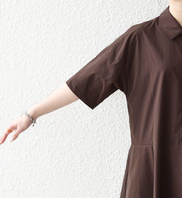 SHIPS any「《予約》SHIPS any:〈洗濯機可能〉タイプライター ボリューム シャツ ワンピース 2」|ワンピース|