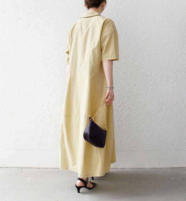 SHIPS any「《予約》SHIPS any:〈洗濯機可能〉タイプライター ボリューム シャツ ワンピース 2」|ワンピース|