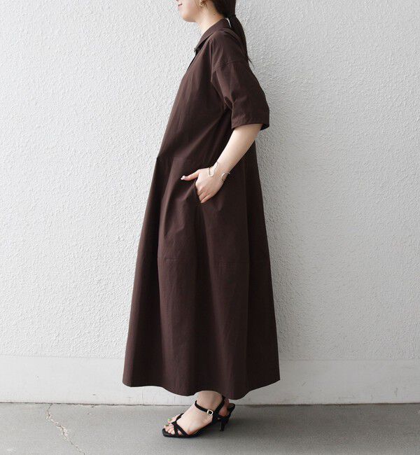 SHIPS any「《予約》SHIPS any:〈洗濯機可能〉タイプライター ボリューム シャツ ワンピース 2」|ワンピース|