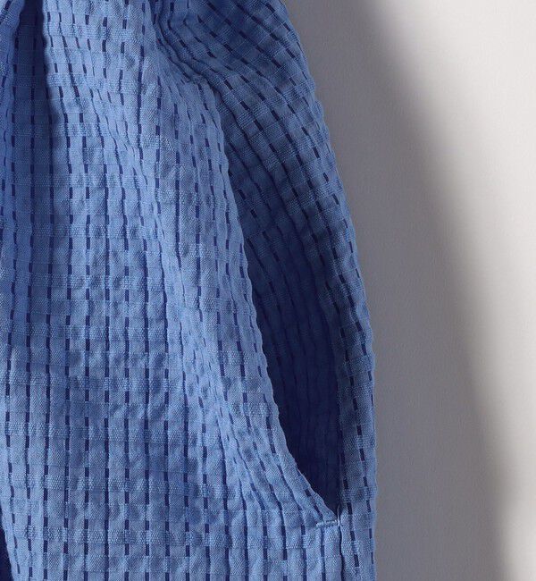 SHIPS any「《予約》SHIPS any:〈手洗い可能〉サッカー ウエストシェイプ シャツ ワンピース」|ワンピース|