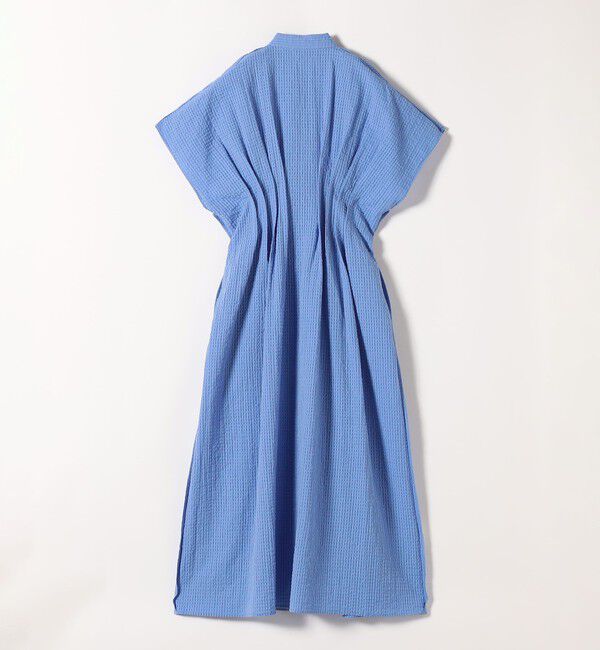 SHIPS any「《予約》SHIPS any:〈手洗い可能〉サッカー ウエストシェイプ シャツ ワンピース」|ワンピース|