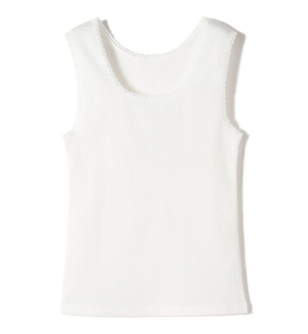 SHIPS for women「〈手洗い可能〉レース トリミング 2WAY タンクトップ」|タンクトップ|