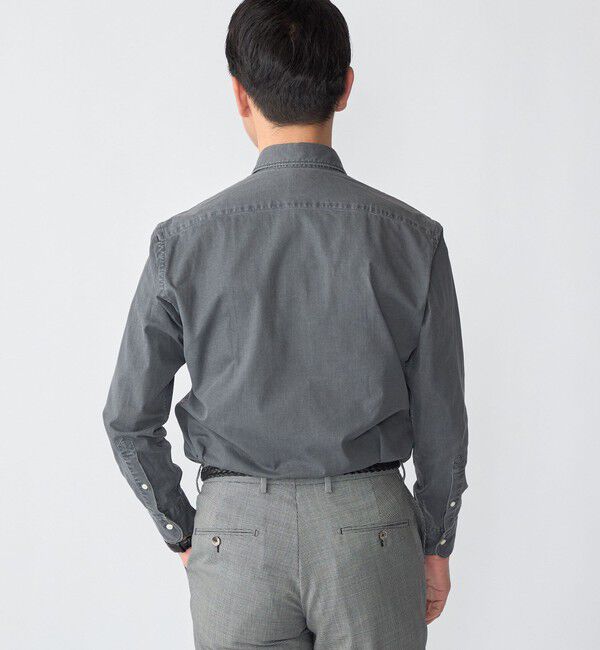 SHIPS「SHIPS:〈FUNCTION〉ウォッシュド グレー デニム シャツ」|シャツ・ブラウス|