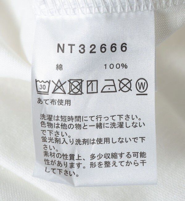SHIPS「THE NORTH FACE: GAR TYPOGRAPHIC WHITE SHORT SLEEVE」|Tシャツ・カットソー|
