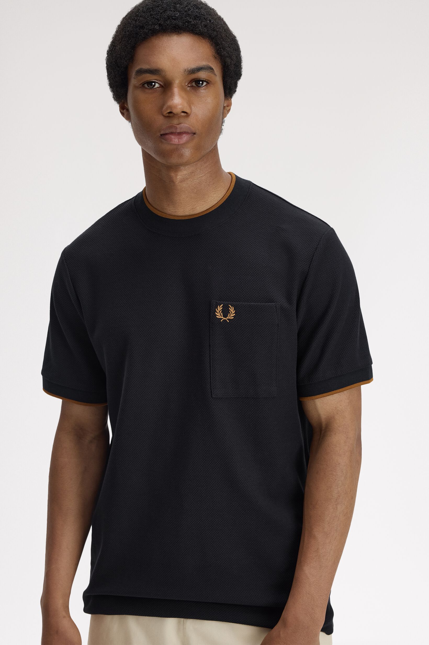 FRED PERRY 「Pocket Detail Pique T-Shirt」|Tシャツ・カットソー|