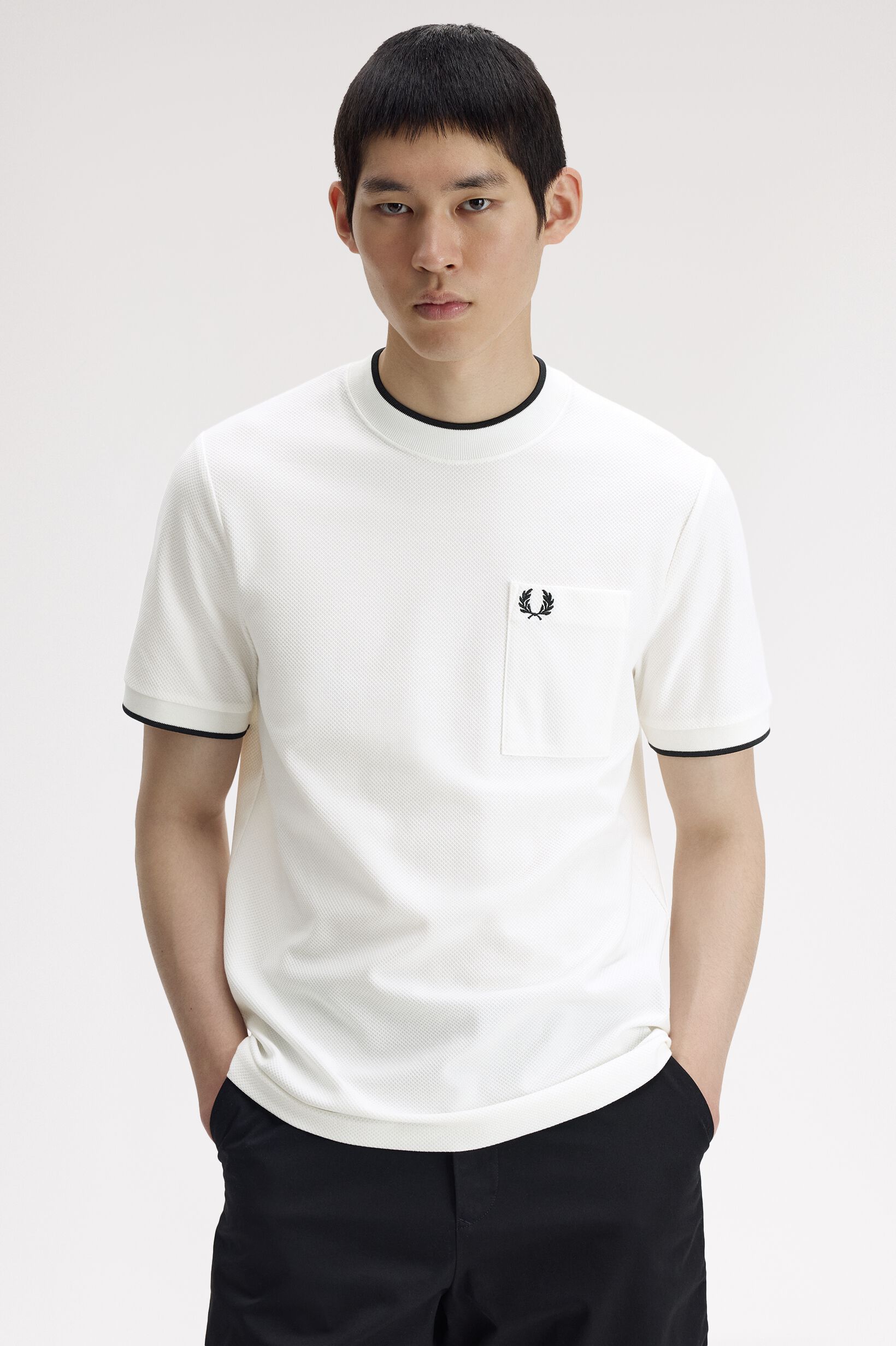 FRED PERRY 「Pocket Detail Pique T-Shirt」|Tシャツ・カットソー|
