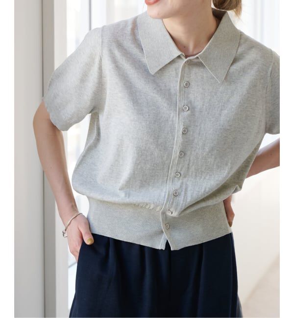 OUTDOOR PRODUCTS Usual Things「≪予約≫ハイゲージコットンポロシャツハーフスリーブニット」|ポロシャツ|