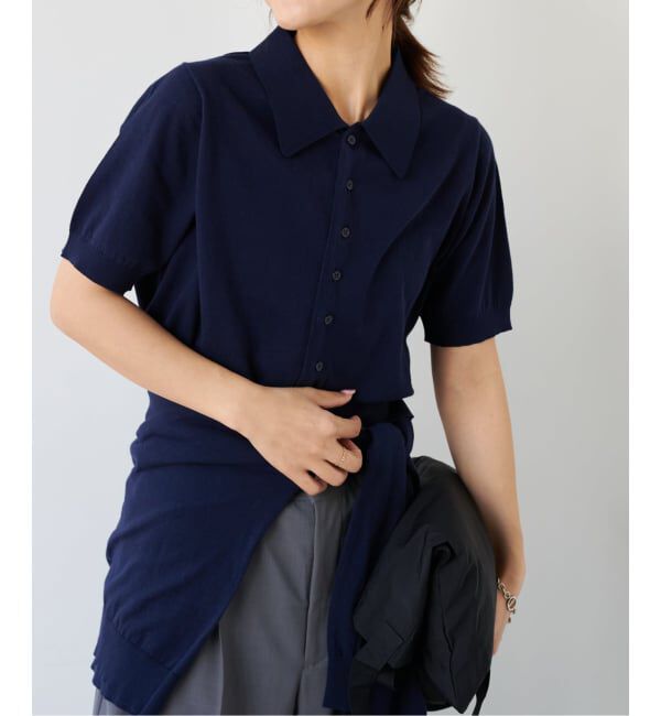 OUTDOOR PRODUCTS Usual Things「≪予約≫ハイゲージコットンポロシャツハーフスリーブニット」|ポロシャツ|