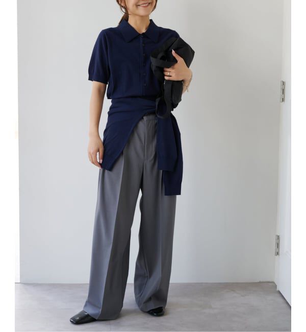 OUTDOOR PRODUCTS Usual Things「≪予約≫ハイゲージコットンポロシャツハーフスリーブニット」|ポロシャツ|