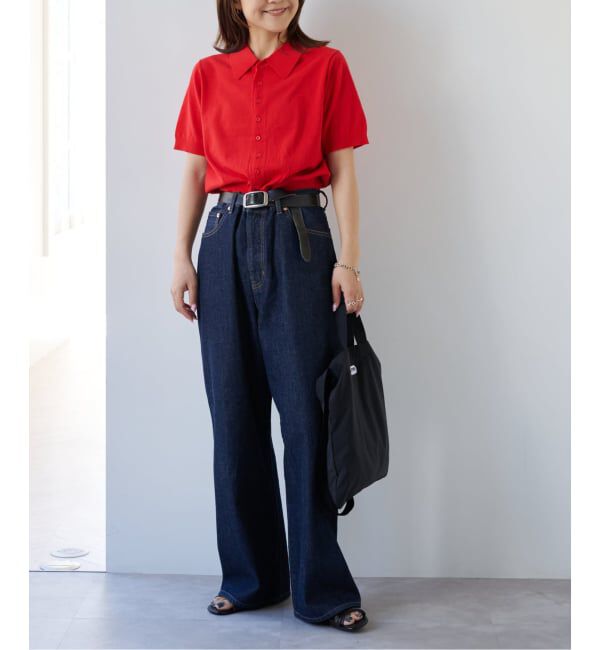 OUTDOOR PRODUCTS Usual Things「≪予約≫ハイゲージコットンポロシャツハーフスリーブニット」|ポロシャツ|