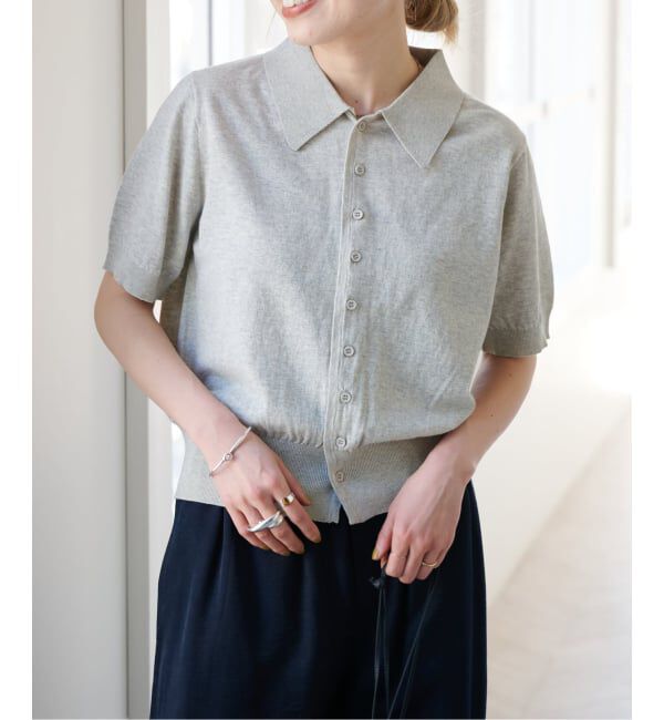 OUTDOOR PRODUCTS Usual Things「≪予約≫ハイゲージコットンポロシャツハーフスリーブニット」|ポロシャツ|