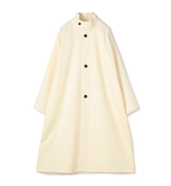 CABaN「ウールギャバジン スタンドカラーコート」|ステンカラーコート|11 ホワイト
