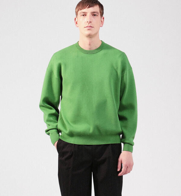 CABaN「CABaN コットンカシミヤ クルーネックプルオーバー」|ニット・セーター|