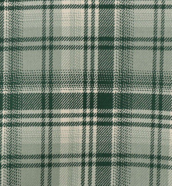 MACPHEE「ナチュラルストレッチチェック ワイドクロップドパンツ」|その他|