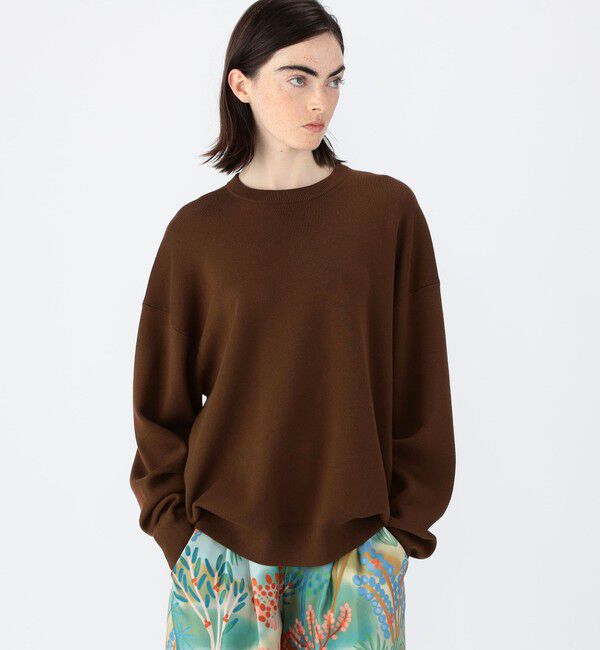 CABaN「CABaN コットンカシミヤ クルーネックプルオーバー」|ニット・セーター|