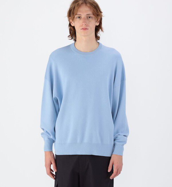 CABaN「CABaN コットンカシミヤ クルーネックプルオーバー」|ニット・セーター|