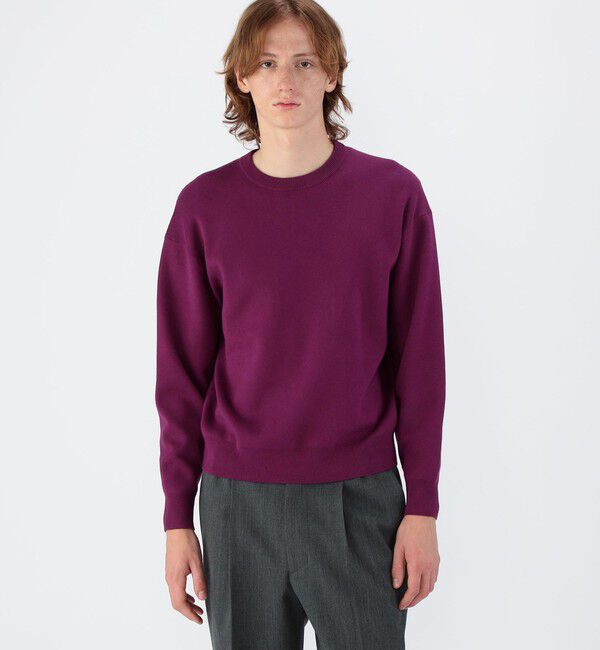 CABaN「CABaN コットンカシミヤ クルーネックプルオーバー」|ニット・セーター|