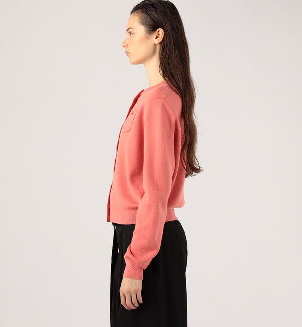 CABaN「コットンカシミヤ クルーネックカーディガン」|カーディガン|