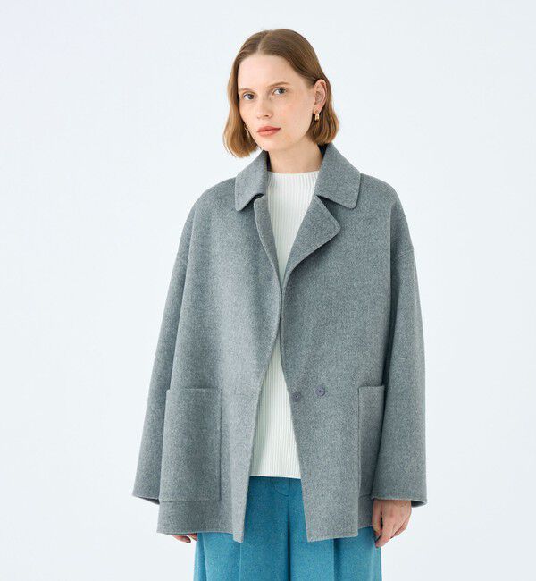 Ballsey「プレミアムウールリバー オープンカラーショートコート」|その他|