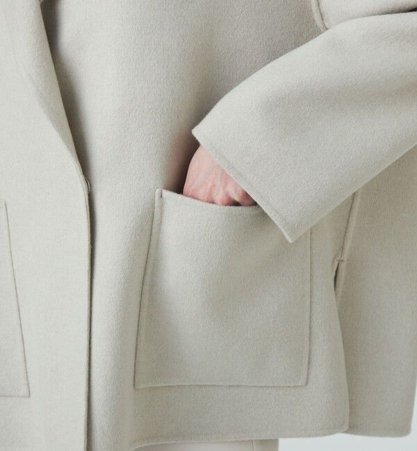 Ballsey「プレミアムウールリバー オープンカラーショートコート」|その他|