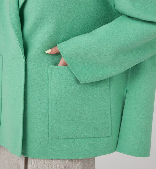 Ballsey「プレミアムウールリバー オープンカラーショートコート」|その他|