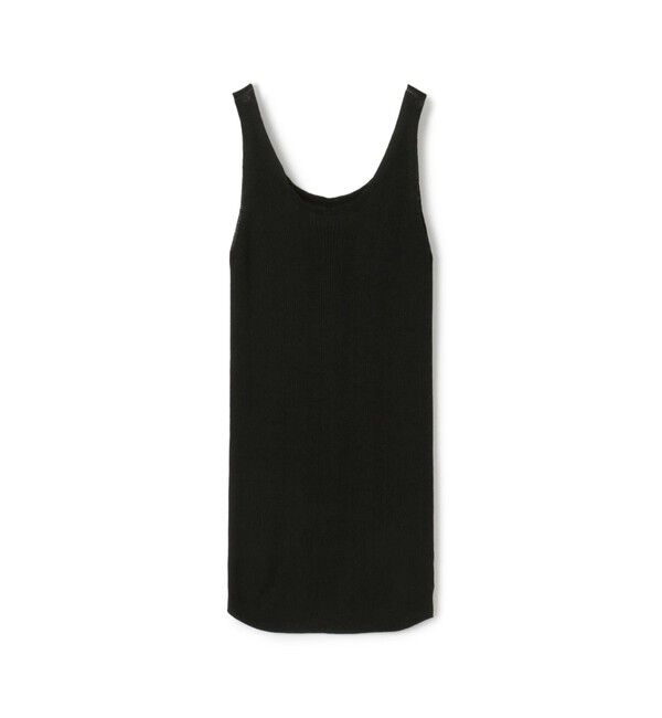 TOMORROWLAND BUYING WEAR「UNION LAUNCH WASHABLE SILK RIB TANK TOP タンクトップ」|タンクトップ|19 ブラック