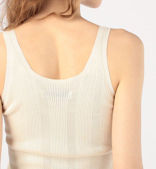 TOMORROWLAND BUYING WEAR「UNION LAUNCH WASHABLE SILK RIB TANK TOP タンクトップ」|タンクトップ|