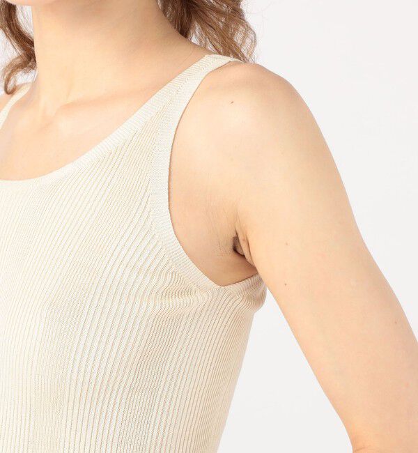 TOMORROWLAND BUYING WEAR「UNION LAUNCH WASHABLE SILK RIB TANK TOP タンクトップ」|タンクトップ|