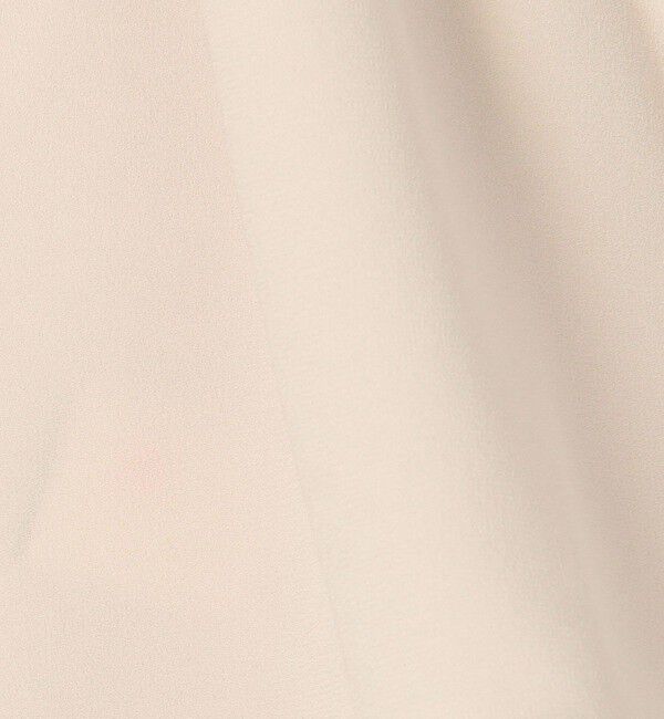 BACCA「ジョーゼットサテン ギャザードブラウス」|シャツ・ブラウス|