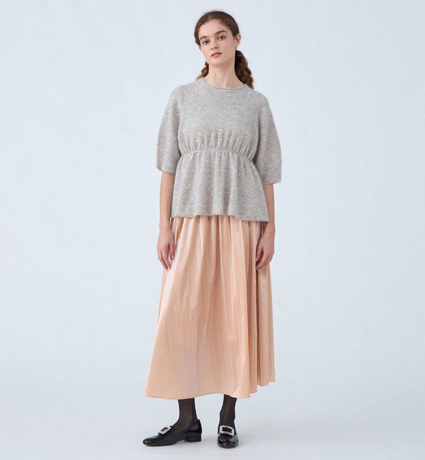 Ballsey「ラメスパンコールモヘヤ ペプラムプルオーバー」|ニット・セーター|