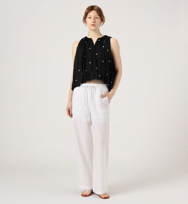 TOMORROWLAND BUYING WEAR「【別注】ne Quittez pas BLACK DOUBLE ORGANZA トップス」|シャツ・ブラウス|