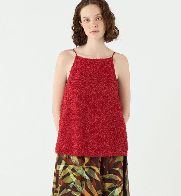 Ballsey「ファンシーヤーンツイード アメリカンスリーブキャミソール」|キャミソール|