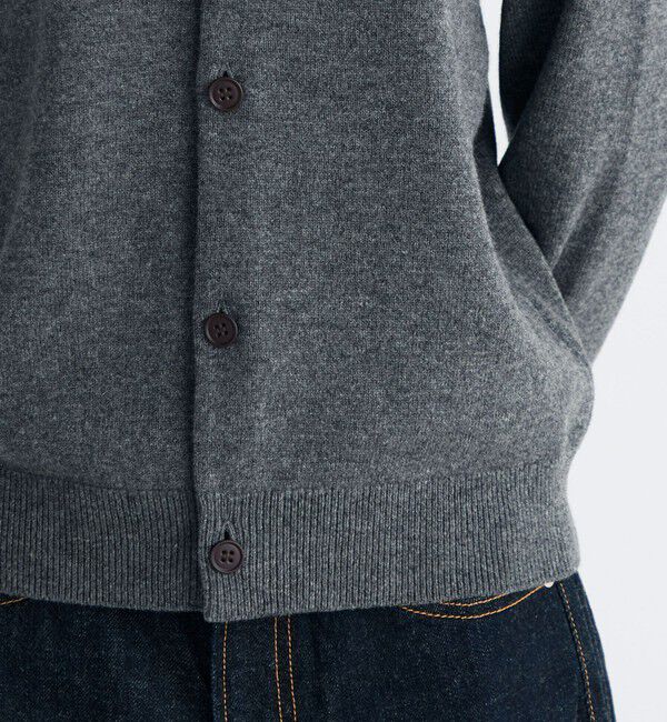 Edition「エクストラファインウール クルーネックカーディガン」|カーディガン|