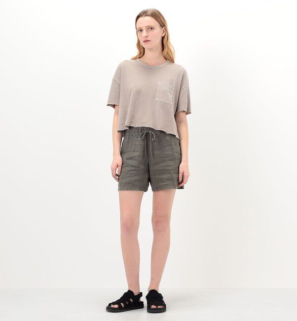 JAMES PERSE「クロップドリラックスフィットポケットTシャツ WRBJ3168」|Tシャツ・カットソー|